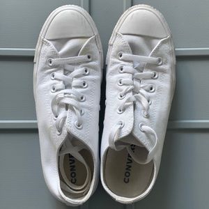 White Low Top Converse